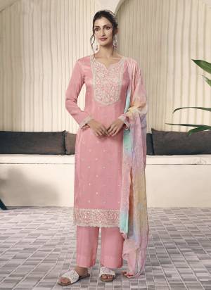 Looking These Party Wear Salwar Suit in Fine Colored Pair With Dupatta.These Top Are Art Silk And Dupatta Are Chiffon And Pair With Santoon Bottom.Its Beautified With Designer Embroidery Work.