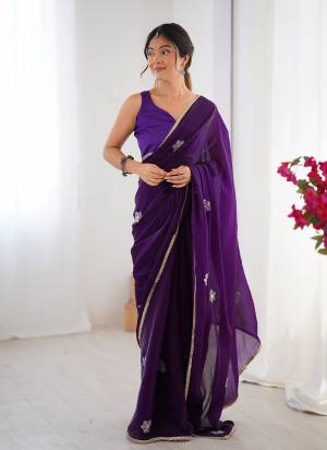 Looking These Party Wear Saree in Fine Colored.These Saree Are Fendy And Blouse is Banglori Fabricated.Its Beautified With Designer Beads Moti,Val Sequance Embroidery Flower Work With Codding Lace Border.