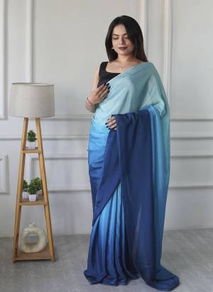 Attractive These Party Wear Ready To Wear Saree in Fine Colored.These Saree Are Chinon And Blouse is Chinon Fabricated.Its Beautified With Pedding Color Solid Designer.