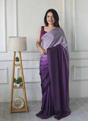 Attractive These Party Wear Ready To Wear Saree in Fine Colored.These Saree Are Chinon And Blouse is Chinon Fabricated.Its Beautified With Pedding Color Solid Designer.