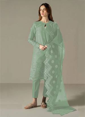 Garb These Designer Suit in Fine Colored Pair With Bottom And Dupatta.These Top Are Cotton And Dupatta Are Fabricated On Organza Pair With Cotton Bottom.Its Beautified With Santoon Inner.Its Beautified With Designer Embroidery Work.