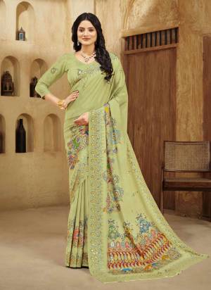 Attrective Look These Party Wear Saree in Fine Colored.These Saree And Blouse is Fabricated On Crepe Silk.Its Beautified With Designer Digital Foil Printed.