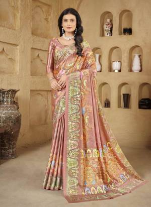 Attrective Look These Party Wear Saree in Fine Colored.These Saree And Blouse is Fabricated On Crepe Silk.Its Beautified With Designer Digital Foil Printed.