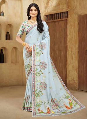 Attrective Look These Party Wear Saree in Fine Colored.These Saree And Blouse is Fabricated On Crepe Silk.Its Beautified With Designer Digital Foil Printed.