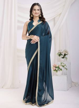 Attractive These Party Wear Ready To Wear Saree in Fine Colored.These Saree Are Rangoli Silk And Blouse is Art Silk Fabricated.Its Beautified With Solid  With Lace Border Designer.
