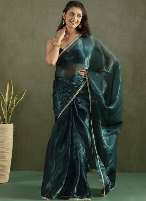 Attractive These Party Wear Ready To Wear Saree in Fine Colored Pair With Blouse.These Saree and Blouse Are Fabricated On Chiffon.Its Beautified With Solid With Llace Border Designer.