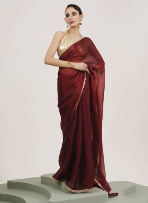 Attractive These Fancy Party Wear Saree in Fine Colored.These Saree Are Organza And Blouse is Fabricated On Art Silk Pair.Its Beautified With Fancy Sequinned Work Disigner Saree.