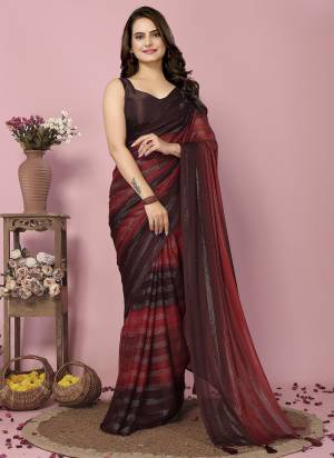 Attractive These Party Wear Ready To Wear Saree in Fine Colored.These Saree Are Rangoli Silk And Blouse is Art Silk Fabricated.Its Beautified With Wevon Designer With  Printed.