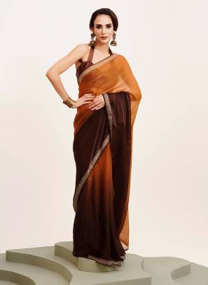 Garb These Fancy Party Wear Saree in Fine Colored.These Saree Are Chiffon And Blouse is Fabricated On Art Silk Pair.Its Beautified With Fancy Beads,Stone Work Disigner Saree.