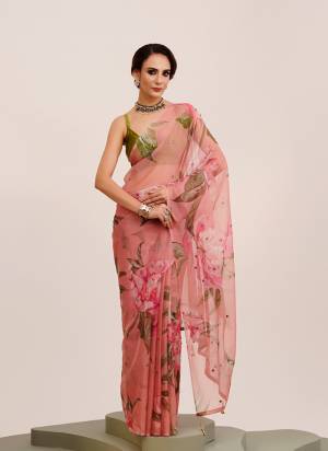 Garb These Fancy Party Wear Saree in Fine Colored.These Saree Are Organza And Blouse is Fabricated On Art Silk Pair.Its Beautified With Fancy Mirror Work Disigner Saree.
