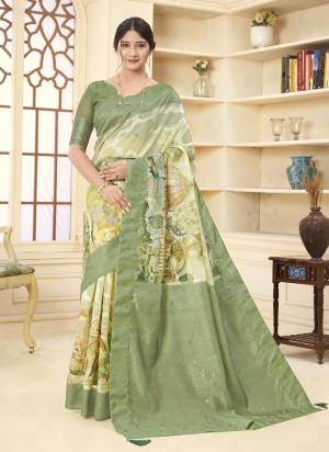 Attractive Look These Party Wear Saree in Fine Colored.These Saree And Blouse is Fabricated On Rich Silk.Its Beautified With Wevon Jacquard Designer,Printed.