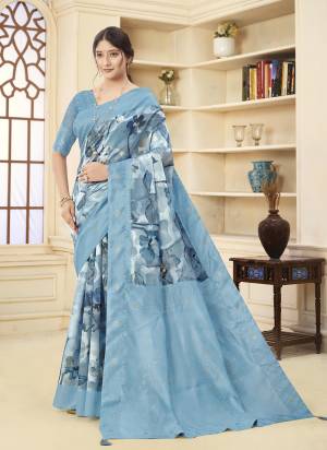 Attractive Look These Party Wear Saree in Fine Colored.These Saree And Blouse is Fabricated On Rich Silk.Its Beautified With Wevon Jacquard Designer,Printed.