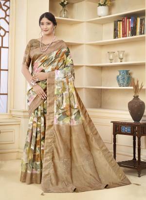 Attractive Look These Party Wear Saree in Fine Colored.These Saree And Blouse is Fabricated On Rich Silk.Its Beautified With Wevon Jacquard Designer,Printed.