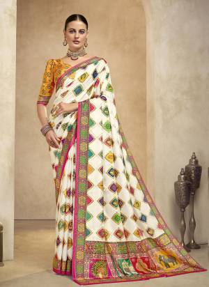  Looking These Party Wear Saree in Fine Colored.These Saree And Blouse is Fabricated On Crepe Silk.Its Beautified With Designer Position Digital Foil Printed.