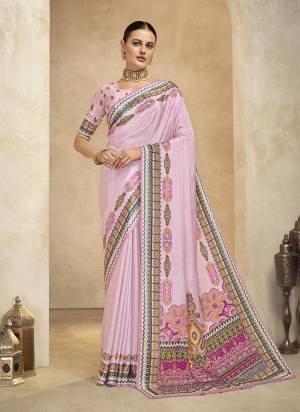  Looking These Party Wear Saree in Fine Colored.These Saree And Blouse is Fabricated On Crepe Silk.Its Beautified With Designer Position Digital Foil Printed.