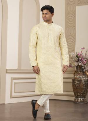 Looking These Party Wear Mans Wear Kutra Payjama wearing this fashionable. Tailored Kurta Are Art Silk And Payjama Art Silk finest Fabriced With Designer Embroidery Work and fashioned with a banded collar for a dash of style.