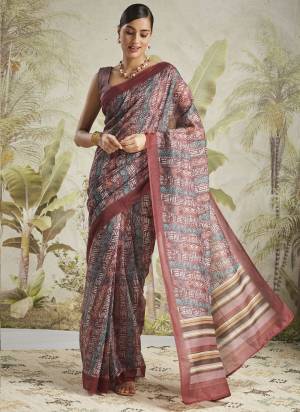 Attractive These Party Wear Ready To Wear Saree in Fine Colored.These Saree Are Chanderi Cotton And Blouse is Chanderi Cotton Fabricated.Its Beautified With Designer Digital Printed.