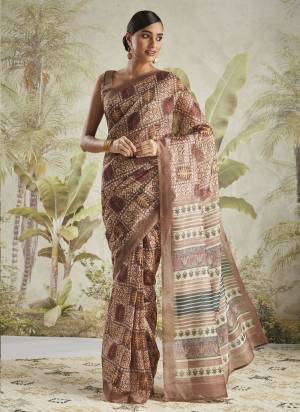 Attractive These Party Wear Ready To Wear Saree in Fine Colored.These Saree Are Chanderi Cotton And Blouse is Chanderi Cotton Fabricated.Its Beautified With Designer Digital Printed.