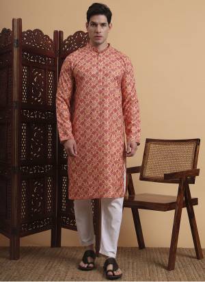 For A festive And Party Wear,Looking These Readymade Kurta With Payjama in Fine Colored.These Kurta is Fabricated On Rayon And Art Silk Payjama With Designer Printed With Chikankari Embroidery Work.Buy Now.