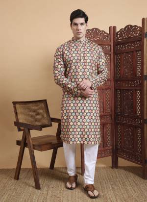 For A festive And Party Wear,Looking These Readymade Kurta With Payjama in Fine Colored.These Kurta is Fabricated On Cotton And Art Silk Payjama With Designer Printed With Chikankari Embroidery Work.Buy Now.