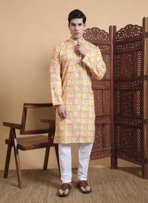 For A festive And Party Wear,Looking These Readymade Kurta With Payjama in Fine Colored.These Kurta is Fabricated On Cotton And Art Silk Payjama With Designer Printed With Chikankari Embroidery Work.Buy Now.