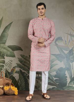 For A festive And Party Wear,Looking These Readymade Kurta With Payjama in Fine Colored.These Kurta is Fabricated On Cotton And Art Silk Payjama With Designer Printed With Chikankari Embroidery Work.Buy Now.