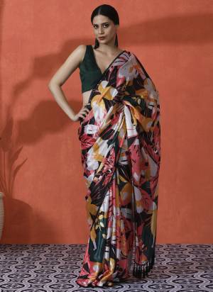 Garb These Party Wear Saree in Fine Colored.These Saree is Fabricated On Chinon Pair With Chinon Blouse.Its Beautified Designer Digital Printed.