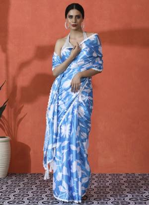 Garb These Party Wear Saree in Fine Colored.These Saree is Fabricated On Chinon Pair With Chinon Blouse.Its Beautified Designer Digital Printed.