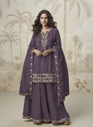 Attractive These Party Wear Free Size Stitched Plazzo Suit in Fine Colored Pair With Dupatta.These Top And Bottom Are Roman Simar And Dupatta Are Roman Simar And Pair With Crepe Inner.Its Beautified With Heavy Designer Embroidery,Zarkan Work.