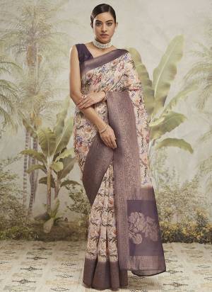 Garb These Party Wear Ready To Wear Saree in Fine Colored.These Saree Are Jacquard Silk And Blouse is Jacquard Silk Fabricated.Its Beautified With Wevon Jacquard Designer With Digital Printed.