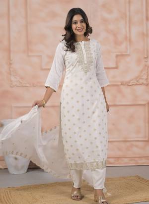 Attractive These Designer Suit in Fine Colored Pair With Bottom And Dupatta.These Top Are Viscose And Bottom Are Fabricated On Viscose Pair With Chanderi Dupatta.Its Beautified With Designer Embroidery Work.