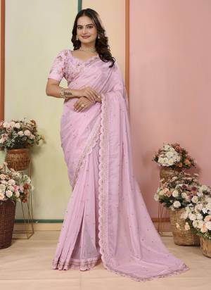 Attractive These Fastival Saree in Fine Colored.These Saree Are Organza And Blouse is Art Silk Fabricated.Its Beautified With Designer Embroidery Work.