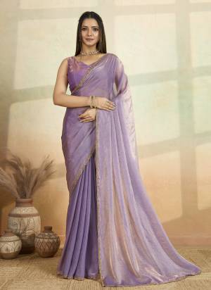 Attrective These Party Wear Saree in Fine Colored.These Saree Are Frendy Satin And Blouse is Frendy Satin Fabricated.Its Beautified With Designer Beads Embroidery Work Lace Border.