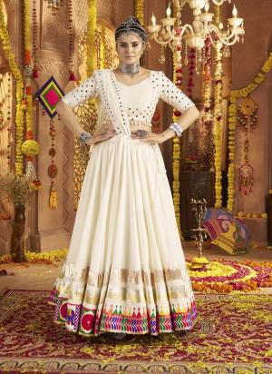 Attrective These Navratri Special Lehenga Choli in Fine Colored.These Lehenga Are Viscose Rayon And Blouse Are Viscose Rayon And Dupatta Are Fabricated On Viscose Rayon.Its Beautified With Designer Embroidery Work.