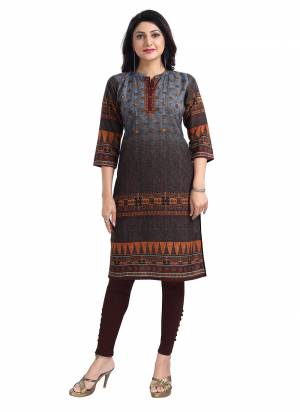 Attrective These Party Wear Readymade Kurti in Fine Colored.These Kurti Are Fabricated On Cotton Slub.Its Beautified With Designer Digital Printed.
