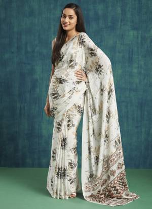 Attractive These Party Wear Ready To Wear Saree in Fine Colored.These Saree Are Silk Crepe And Blouse is Silk Crepe Fabricated.Its Beautified With Designer Digital Printed.