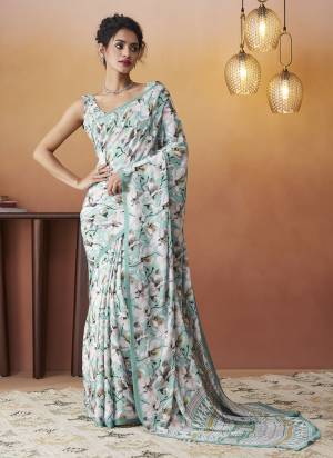 Attractive These Party Wear Ready To Wear Saree in Fine Colored.These Saree Are Silk Crepe And Blouse is Silk Crepe Fabricated.Its Beautified With Designer Digital Printed.
