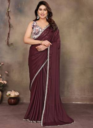 Garb These Party Wear Saree in Fine Colored.These Saree Are Georgette And Blouse is Fabricated On Banglori Pair.Its Beautified With Solid With Digital Printed Blouse Designer.