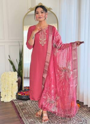 Attractive These Suit in Fine Colored Pair With Bottom And Dupatta.These Top Are Chanderi And Bottom Are Fabricated On Chanderi Pair With Organza Dupatta.Its Beautified With Designer Embroidery Work,Printed Dupatta.