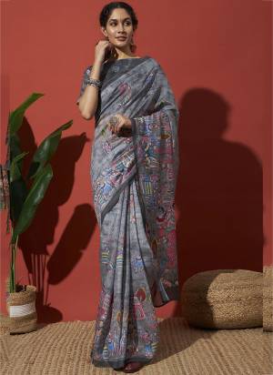 Attrective These Party Wear Saree in Fine Colored.These Saree And Blouse is Fabricated On Cotton Silk.Its Beautified With Designer Digital Printed.