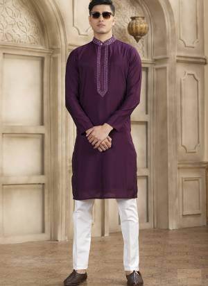 Looking These Party Wear Mans Wear Kutra Payjama wearing this fashionable. These Kurta Are Art Silk And Payjama Art Silk finest Fabriced With Designer Mirror Embroidery Work.