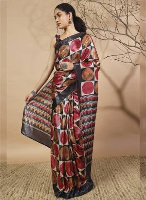 Attrective These Party Wear Saree in Fine Colored.These Saree And Blouse is Fabricated On Tissue.Its Beautified With Designer Digital Printed.