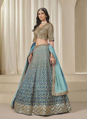 For A Designer Look,Grab These Lehenga Choli in Fine Colored.These Lehenga And Blouse Are Fabricated On Chinon Silk Pair With Chinon Silk Dupatta.Its Beautified With Designer Sequance Embroidery Work.