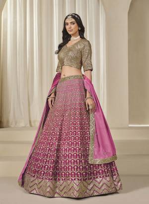 For A Designer Look,Grab These Lehenga Choli in Fine Colored.These Lehenga And Blouse Are Fabricated On Chinon Silk Pair With Chinon Silk Dupatta.Its Beautified With Designer Sequance Embroidery Work.