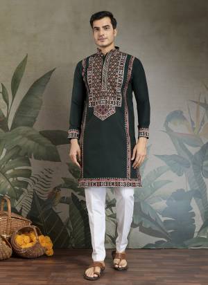 Looking These Party Wear Readymade Kurta Pair in Fine Colored.These Kurta Are Viscose Silk Fabricated on Pair.Its Beautified With Designer Thread,Sequance Embroidery Work.