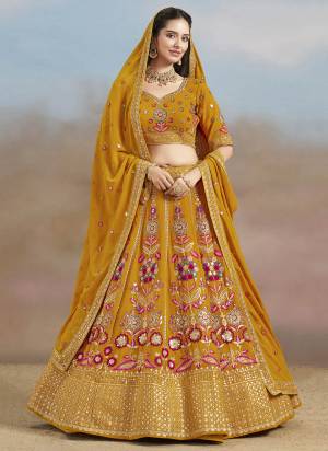 For A Designer Look,Grab These Lehenga Choli in Fine Colored.These Lehenga Are Georgette And Blouse Are Fabricated On Georgette Pair With Dupatta Are Georgette.Its Beautified With Designer Multy Thread,Dori,Jari,Sequance Embroidery Work.