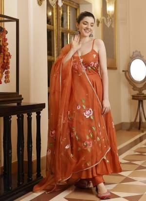 Looking These Suit in Fine Colored Pair With Bottom And Dupatta.These Top Are Georgette And Bottom Are Fabricated On Viscose Pair With Tabby Dupatta.Its Beautified With Designer Brass Printed.