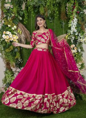 For A Designer Look,Grab These Lehenga Choli in Fine Colored.These Lehenga Are Georgette And Blouse Are Fabricated On Georgette Pair With Dupatta Are Soft Net.Its Beautified With Designer Jari,Sequance Embroidery Work.