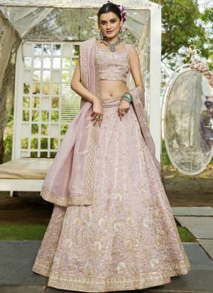  Looking This Party Wear Fine Color Fancy Heavy Designer Choli And Lahenga Fabriced On Tissue And Dupatta Tissue In Fabricated Beautified With Attrective Designer Sequance Embroidery Work. Buy Now.