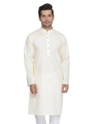 Take your ethnic style quotient to the next level by wearing this?fashionable kurta set. which has been designed keeping the latest trends in mind. This set is a must have in a men's ethnic wardrobe. Tailored from finest fabric and fashioned with a banded collar for a dash of style. It will augment your look and make you the centre of attraction at any occasion.